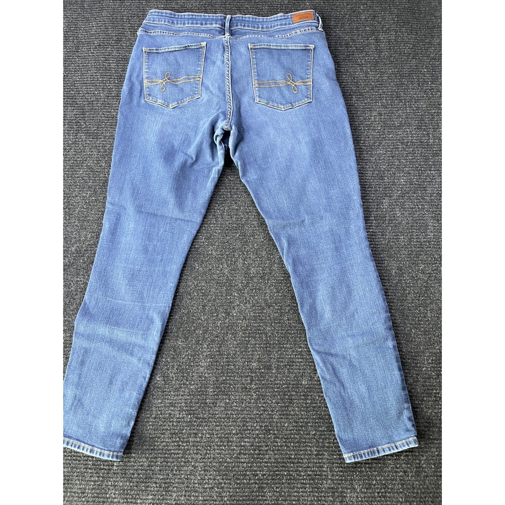 Denizen from Levis Modern Skinny Jeans Blue Medium Wash Denim Womens 12 Regular - Picture 7 of 9